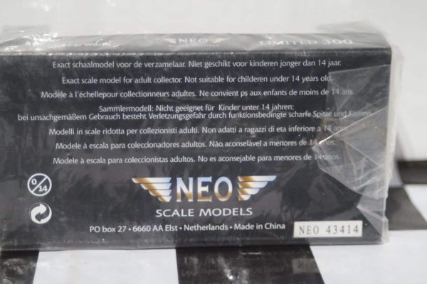 NEO Models Facel Vega Facellia Red NEO43414 1:43 scale
