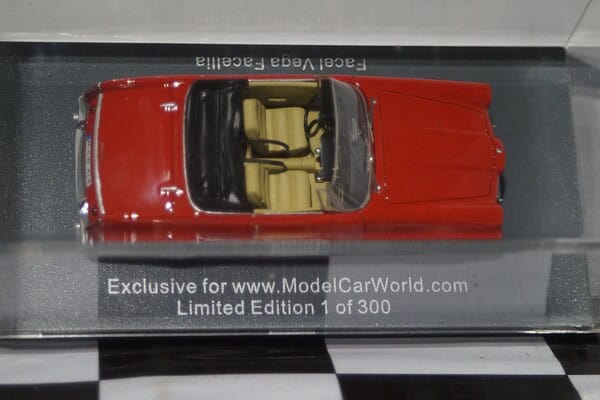 NEO Models Facel Vega Facellia Red NEO43414 1:43 scale