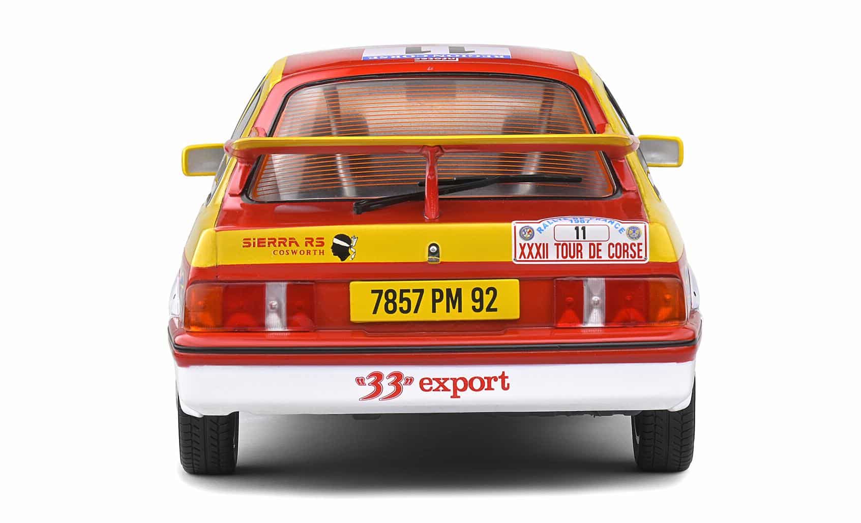 Solido ford sierra rs500 tour-de-course 1987 1:18 diecast s1806103