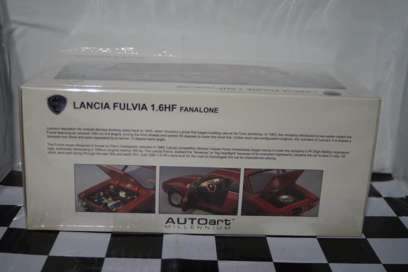 Lancia Fulvia 1.6 HF Fanal One 1:18 Diecast Autoart 74702