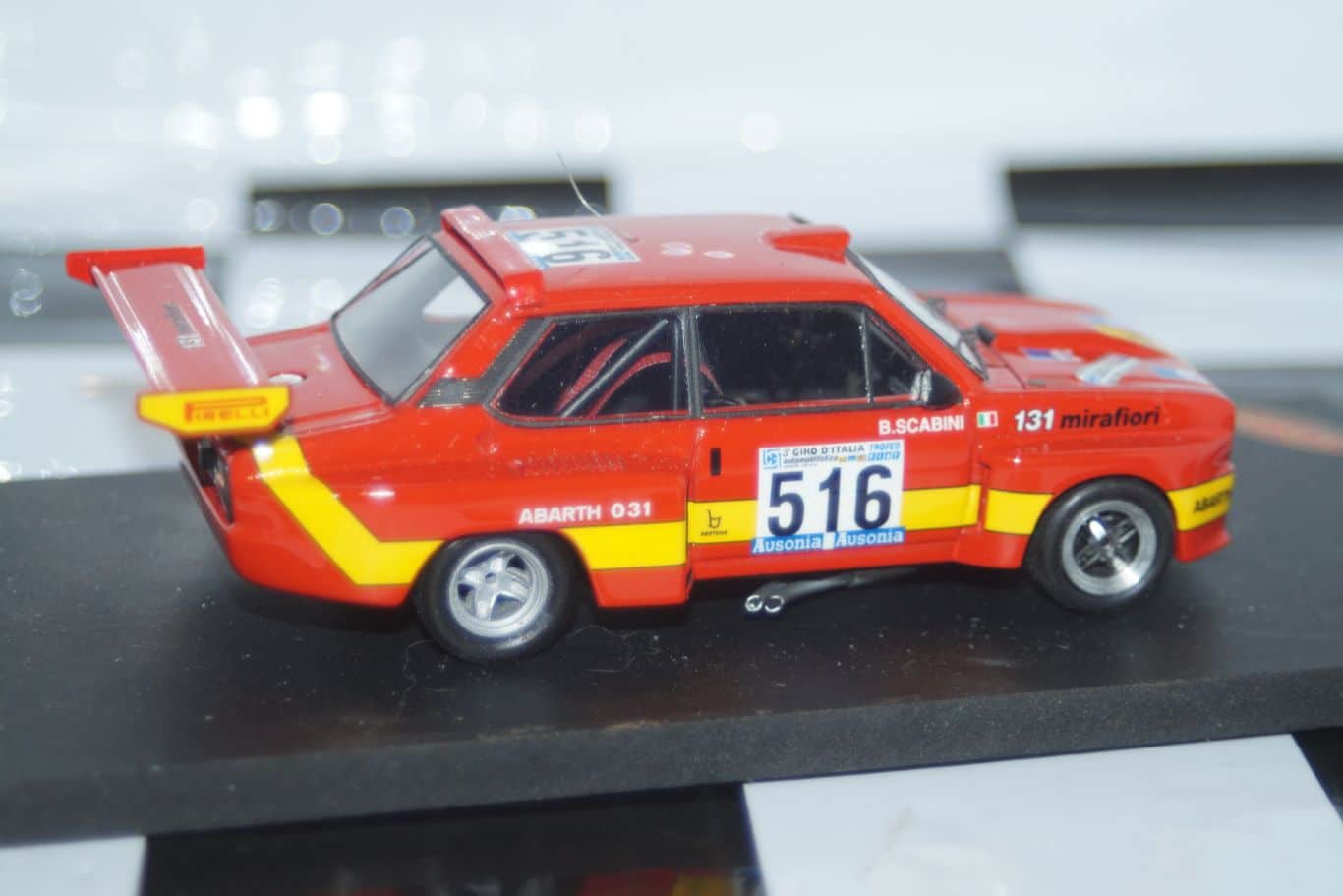 DVA Models Built Fiat Abarth 131 Giro Italia Rally 1975 1:43 Ref.223