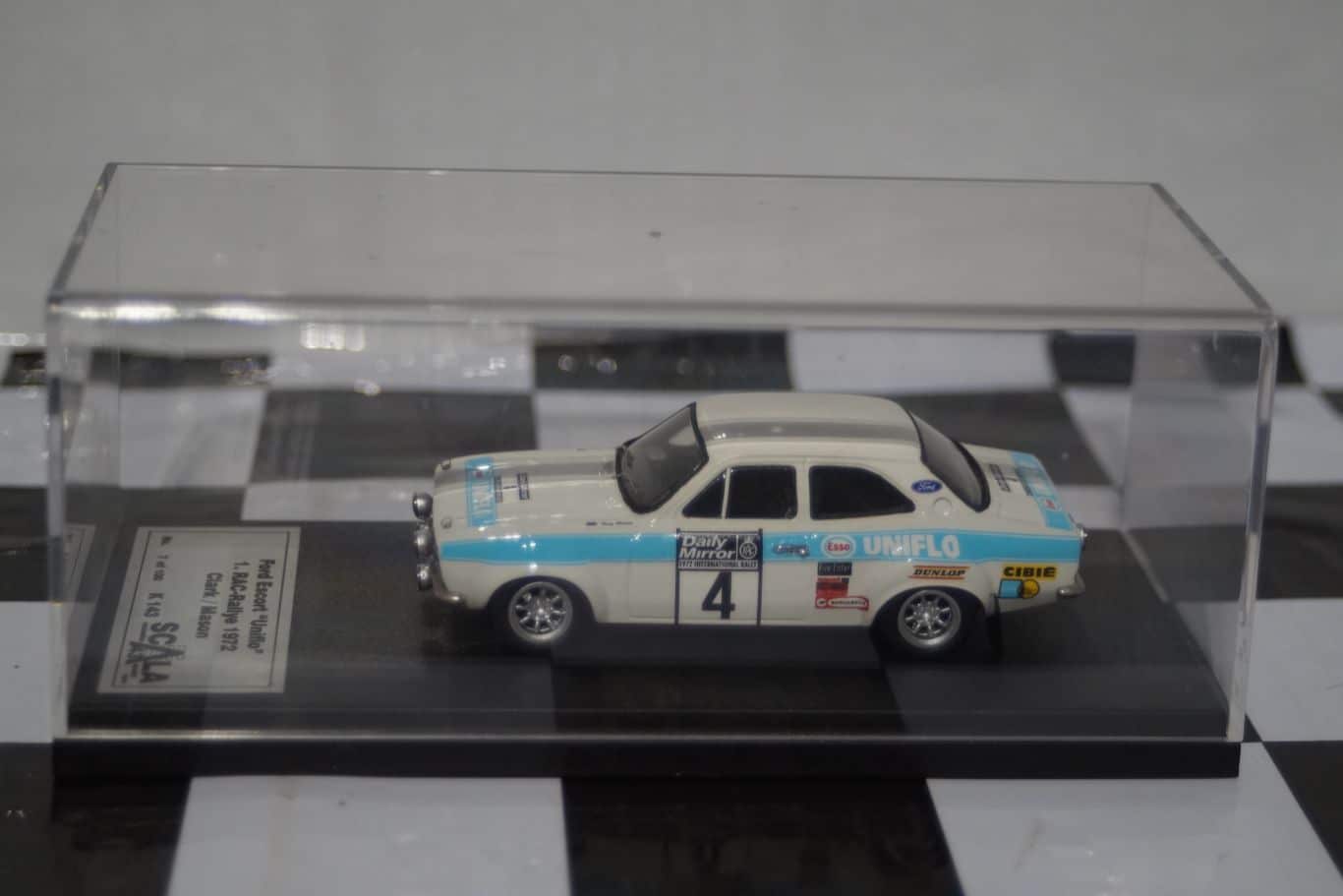Scala 43 Ford Escort Mk1 RAC Rally 1972 R.Clark 1/43 Scale K143