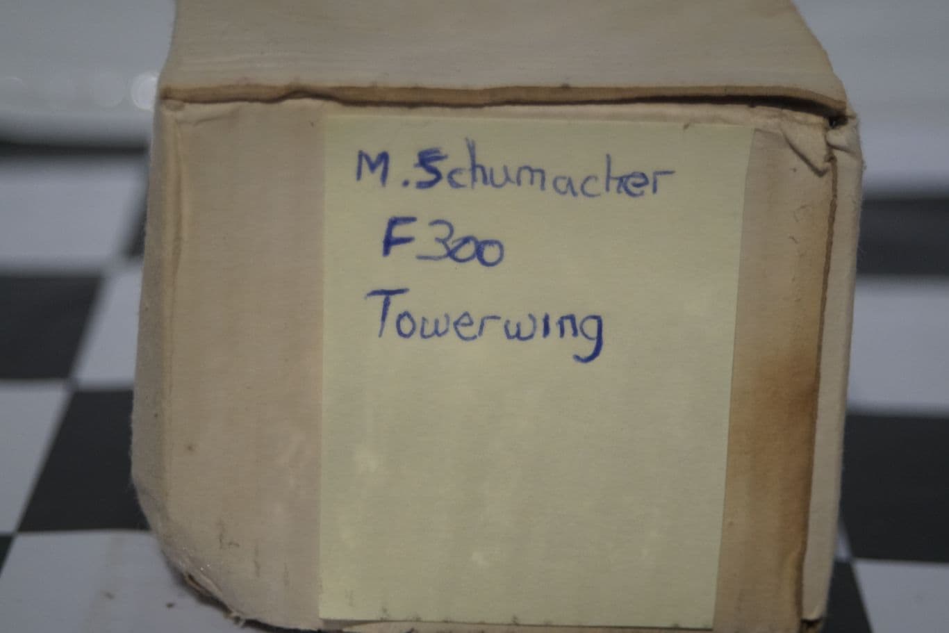Automodel Art Ferrari F300 Towerwing M.Schumacher 1/43 white metal built kit