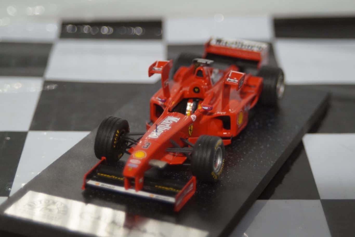 Automodel Art Ferrari F300 Towerwing M.Schumacher 1/43 white metal built kit