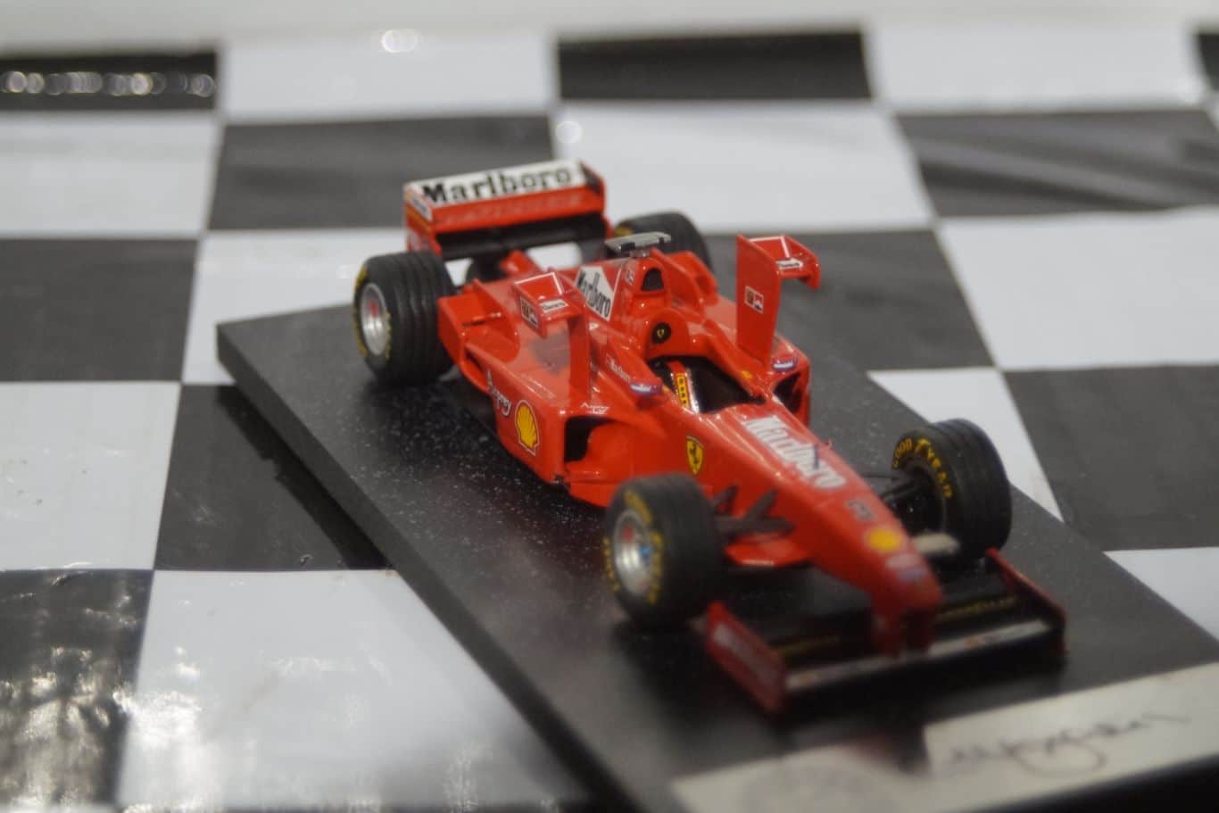 Automodel Art Ferrari F300 Towerwing M.Schumacher 1/43 white metal built kit