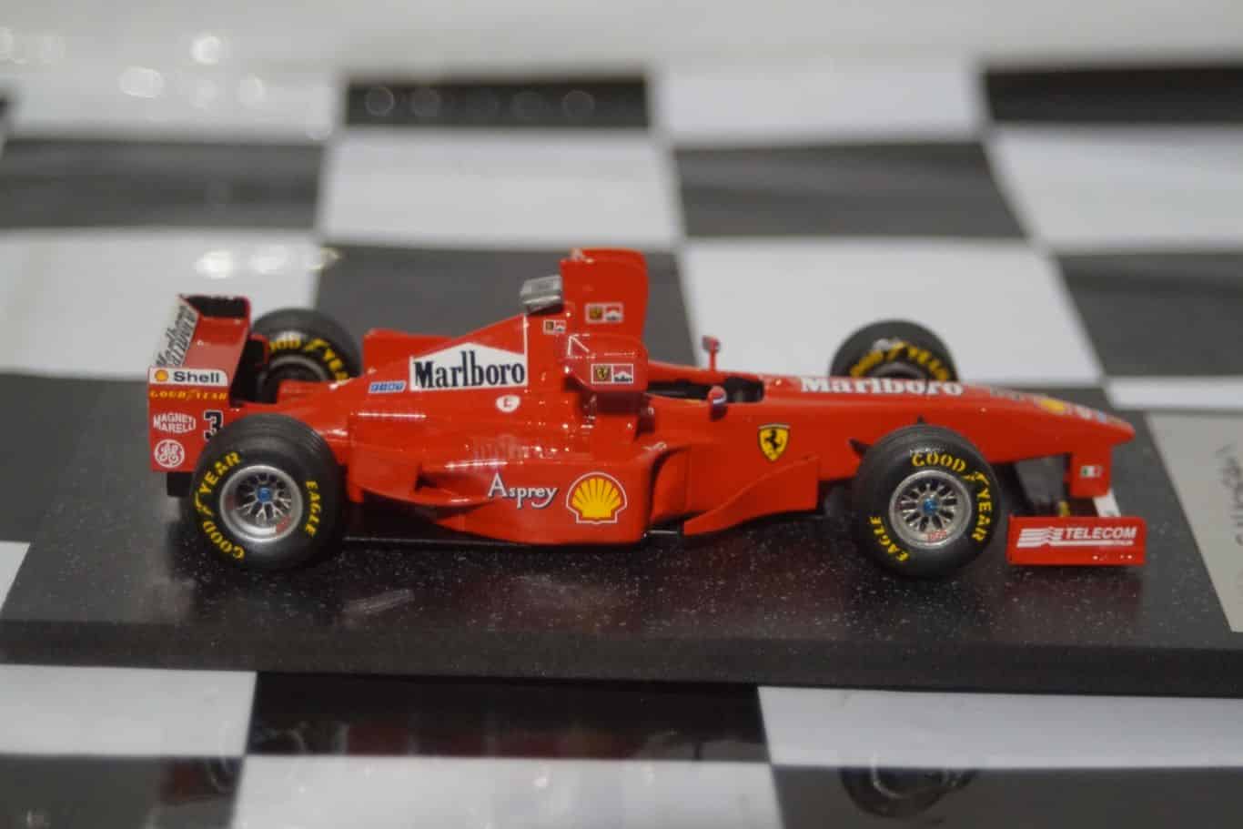 Automodel Art Ferrari F300 Towerwing M.Schumacher 1/43 white metal built kit