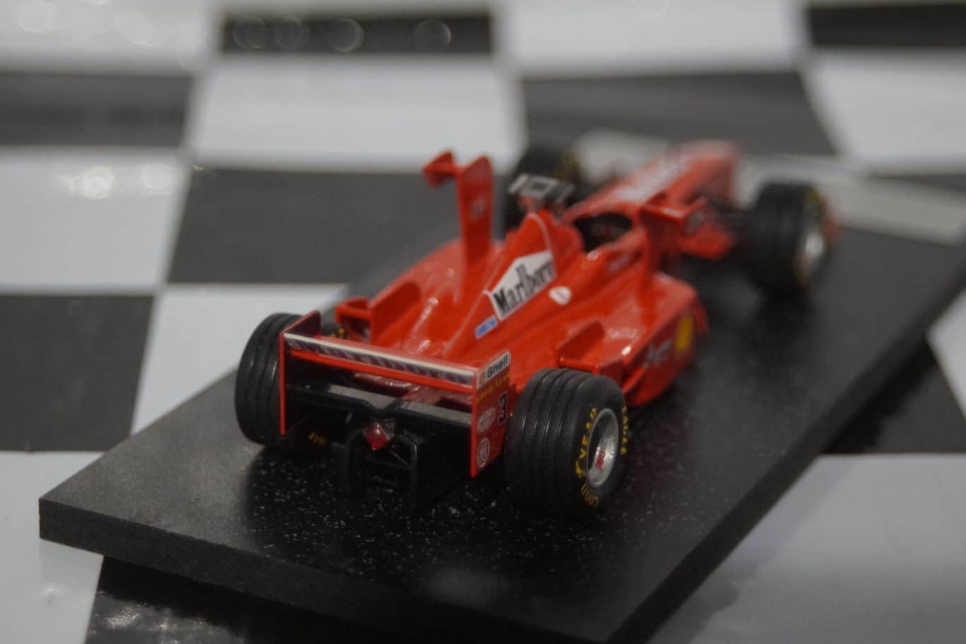 Automodel Art Ferrari F300 Towerwing M.Schumacher 1/43 white metal built kit