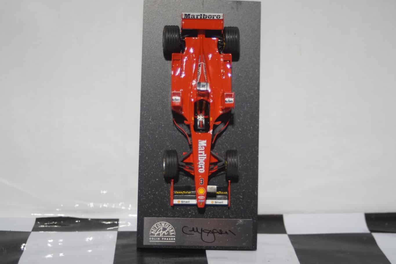 Automodel Art Ferrari F300 Towerwing M.Schumacher 1/43 white metal built kit