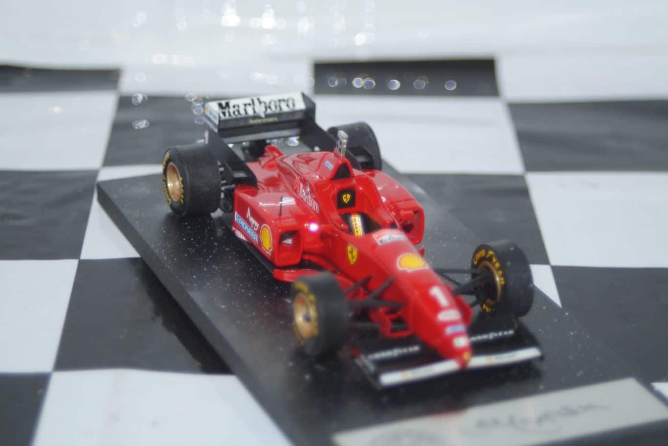 Automodel Art Ferrari F320 M.Schumacher 1/43 white metal built kit