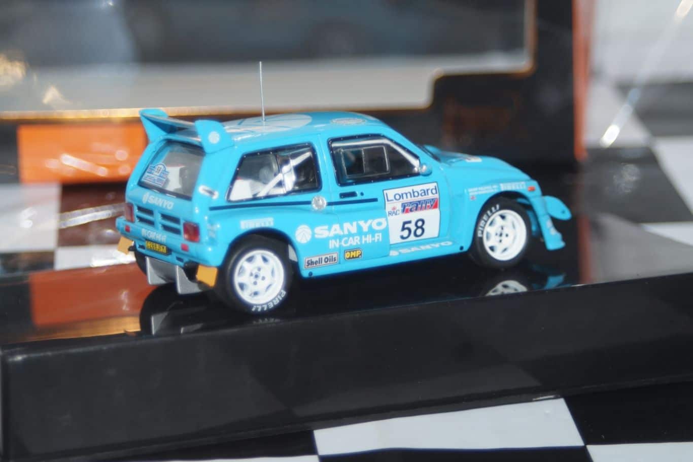 Ixo mg metro 6r4 rac rally 1986 w.rutherford 1:43 rac326b-lq