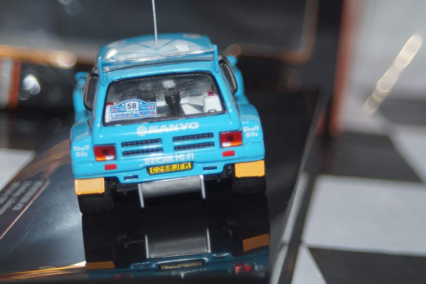 Ixo mg metro 6r4 rac rally 1986 w.rutherford 1:43 rac326b-lq