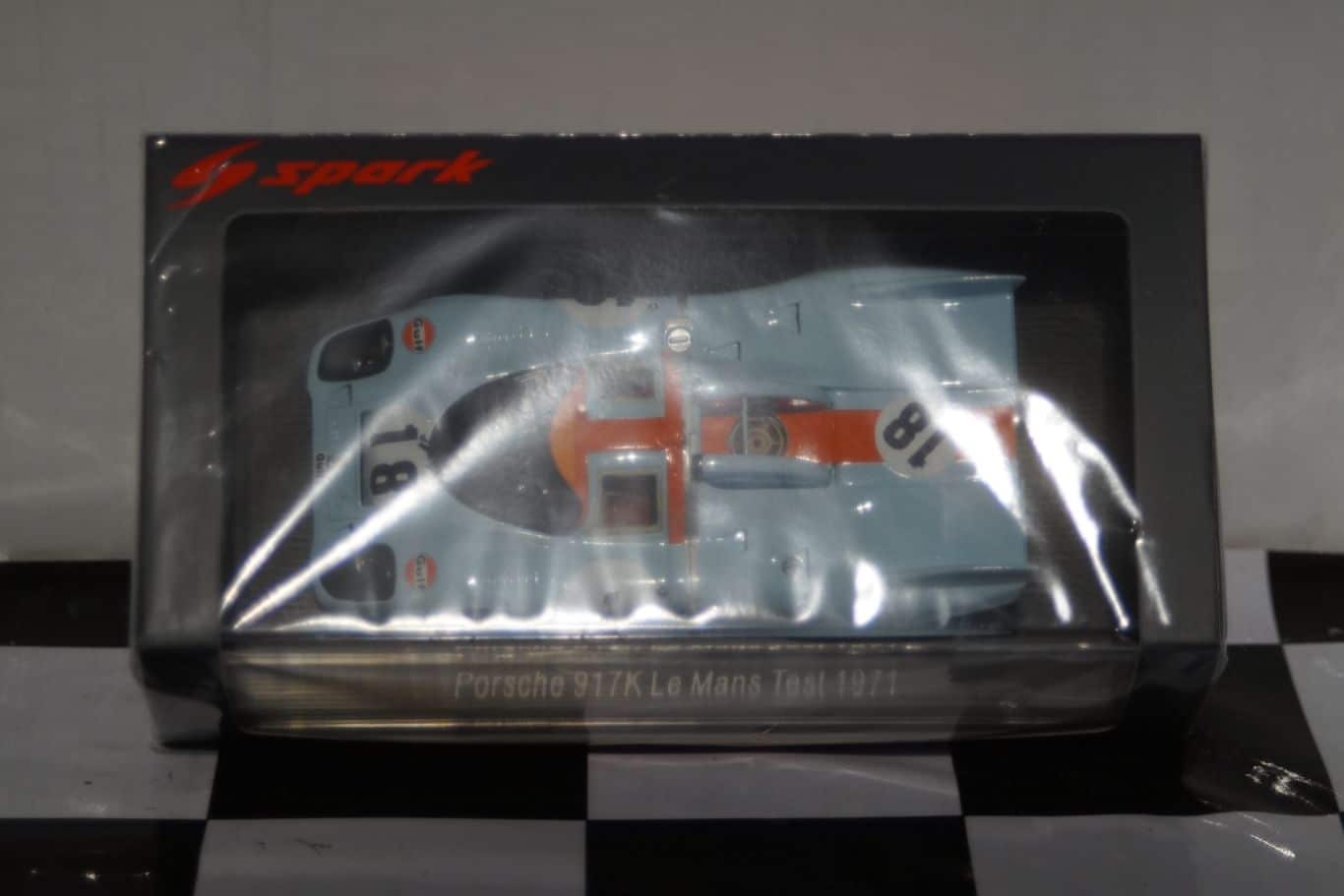 Spark porsche 917k 1971 le mans test j. oliver 1:43 s9985