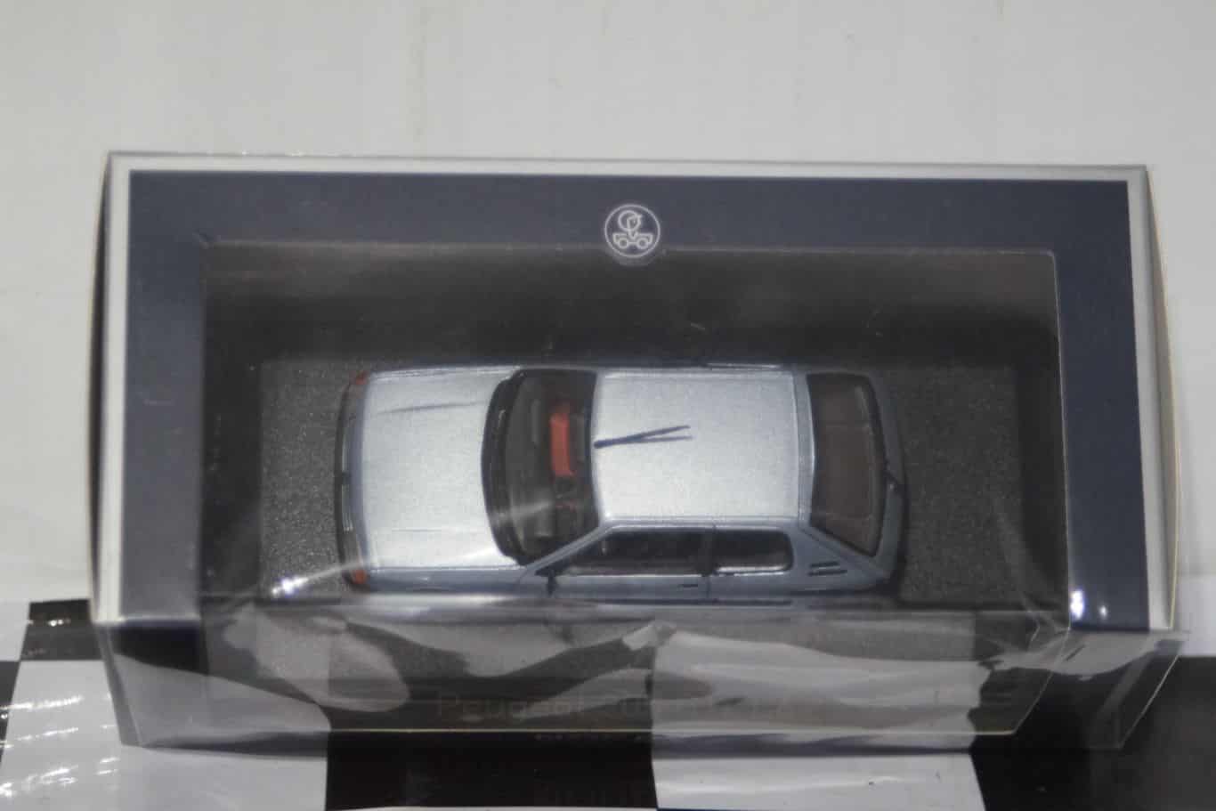 Norev Peugeot 205 GTI 1.6 1988 Blue 1:43 Diecast
