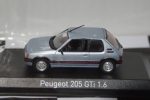 Norev Peugeot 205 GTI 1.6 1988 Blue 1:43 Diecast