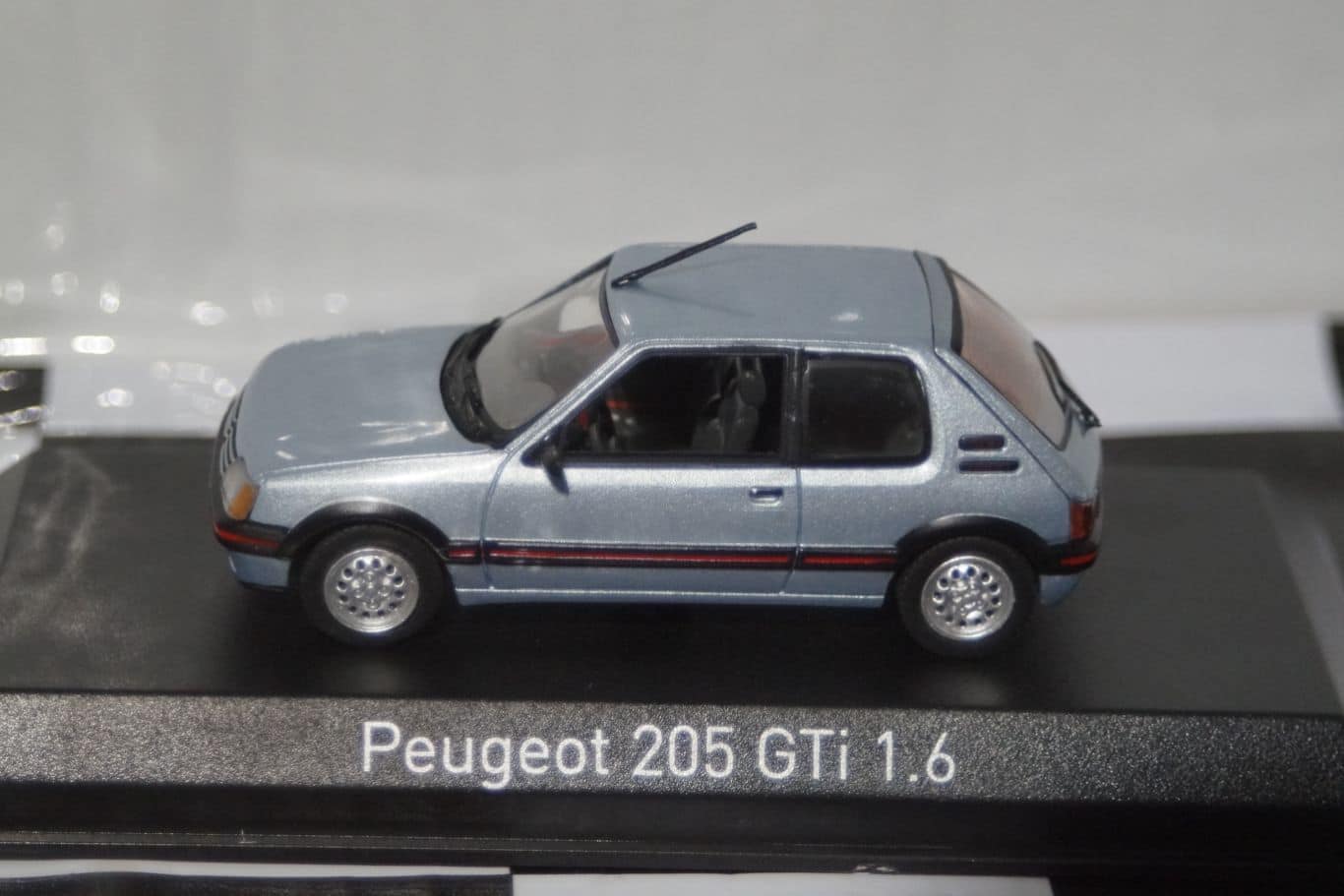 Norev Peugeot 205 GTI 1.6 1988 Blue 1:43 Diecast