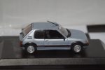 Norev Peugeot 205 GTI 1.6 1988 Blue 1:43 Diecast