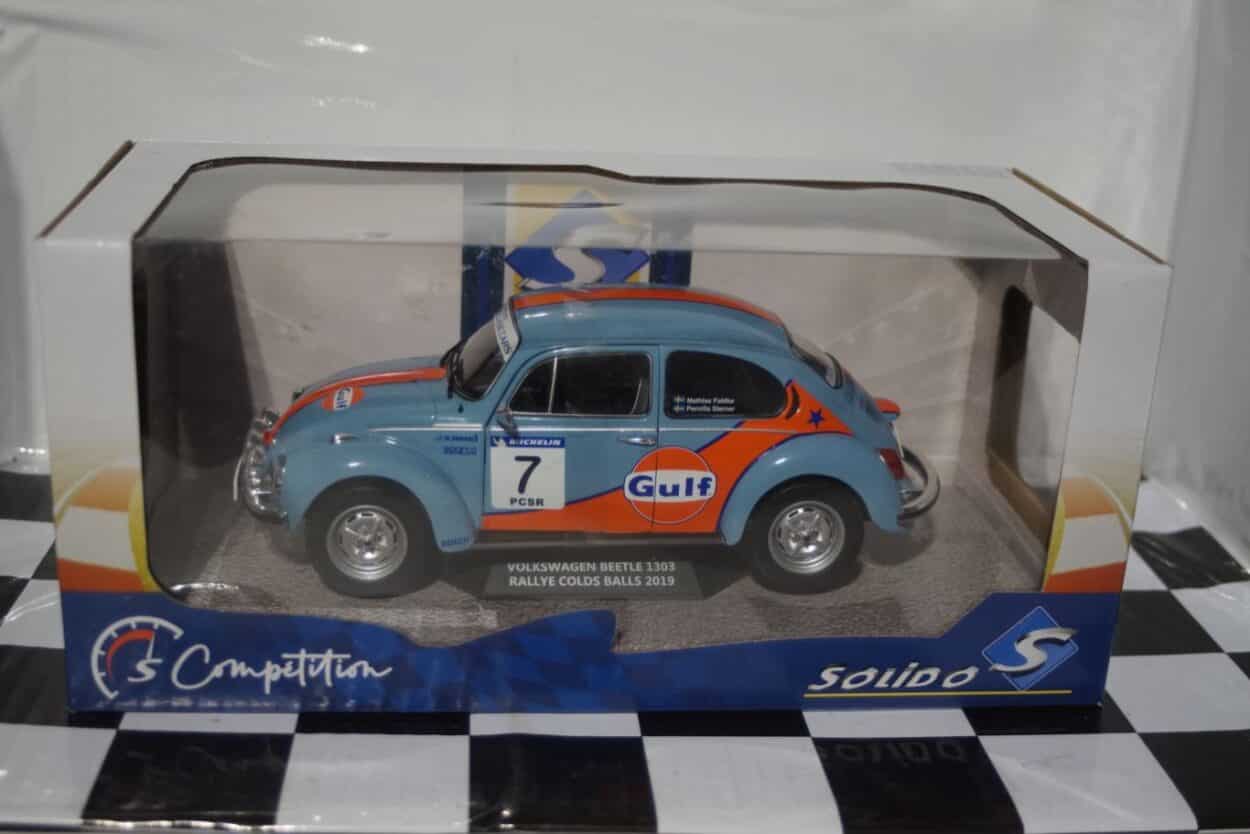 Solido volkswagen beetle 1303 rallye colds balls 2019 1:18 diecast s1800517