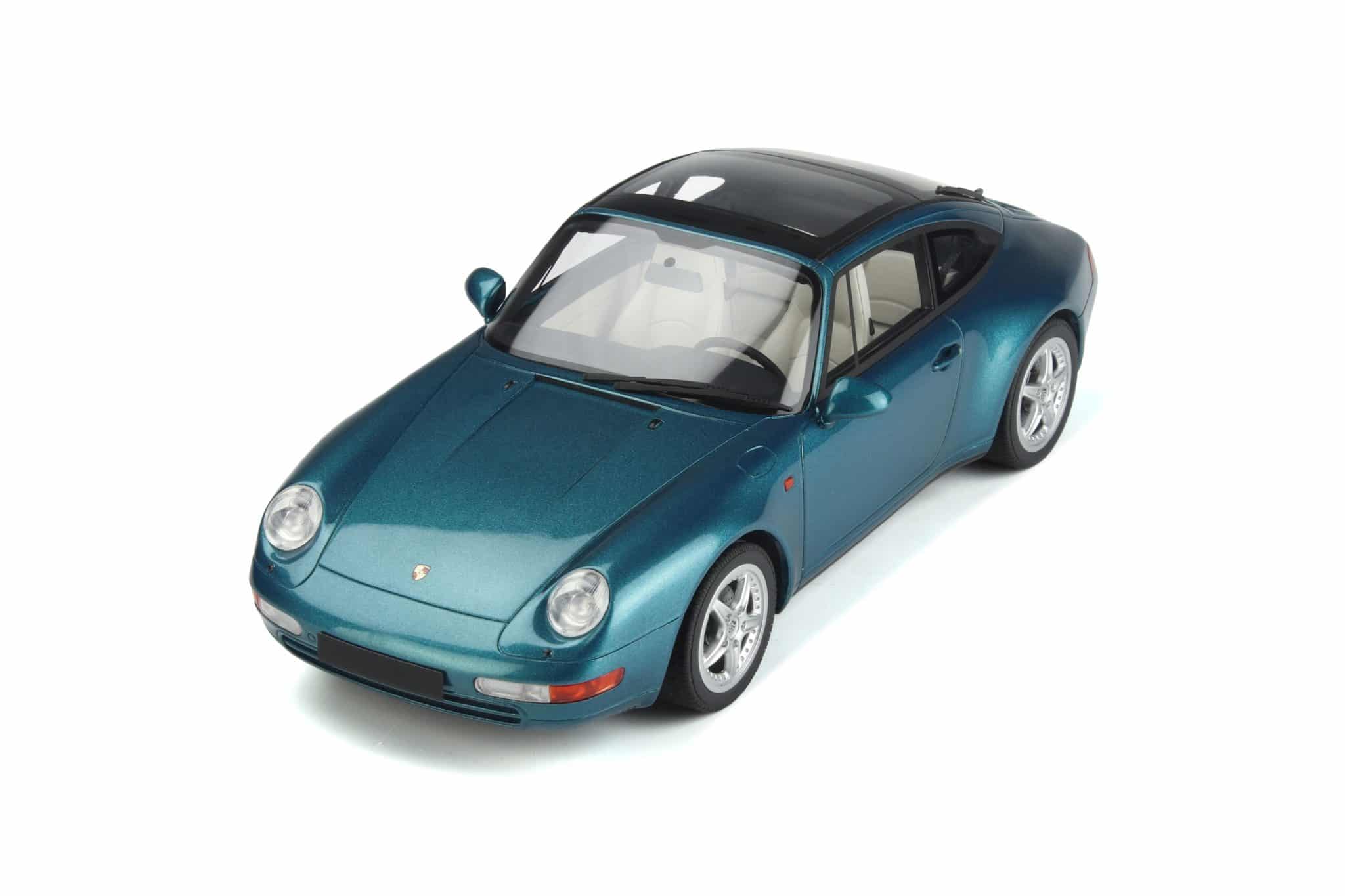 Gt spirit porsche 911 (993) targa blue 1:18 resin gt350