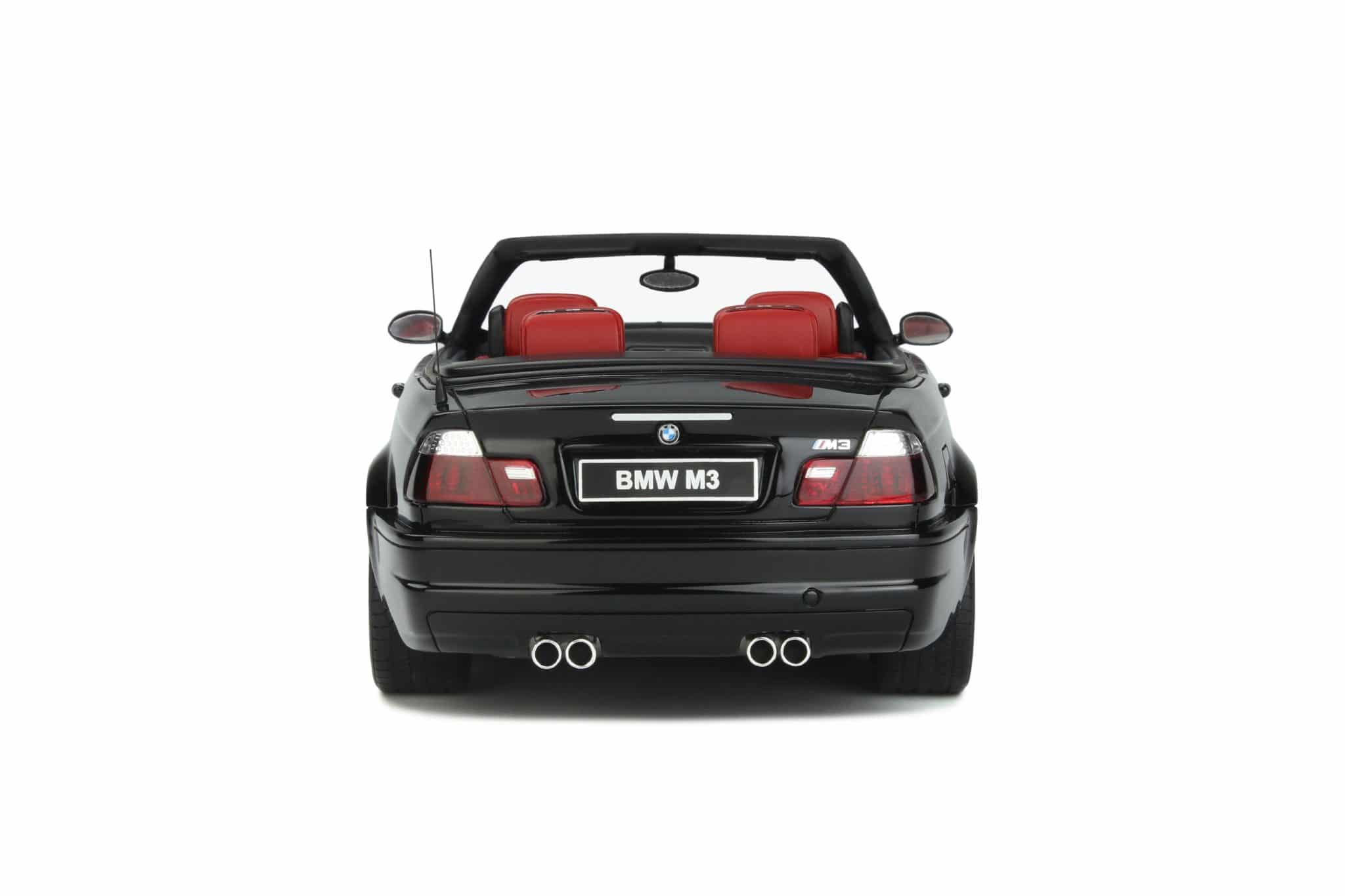 Otto bmw m3 e46 convertible black 1:18 ot380