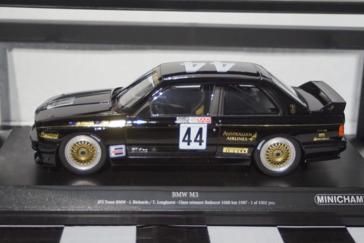 Minichamps bmw m3 bathurst 1000 km 1987 j.richards 1:18 155 872044