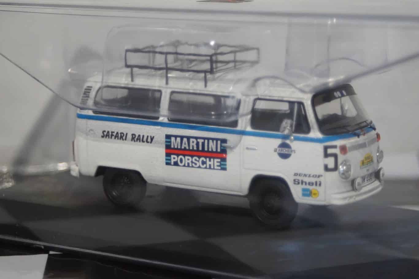 Ixo VW T2 Bus Martini Porsche Safari Rally Diecast 1:43 RAC386X