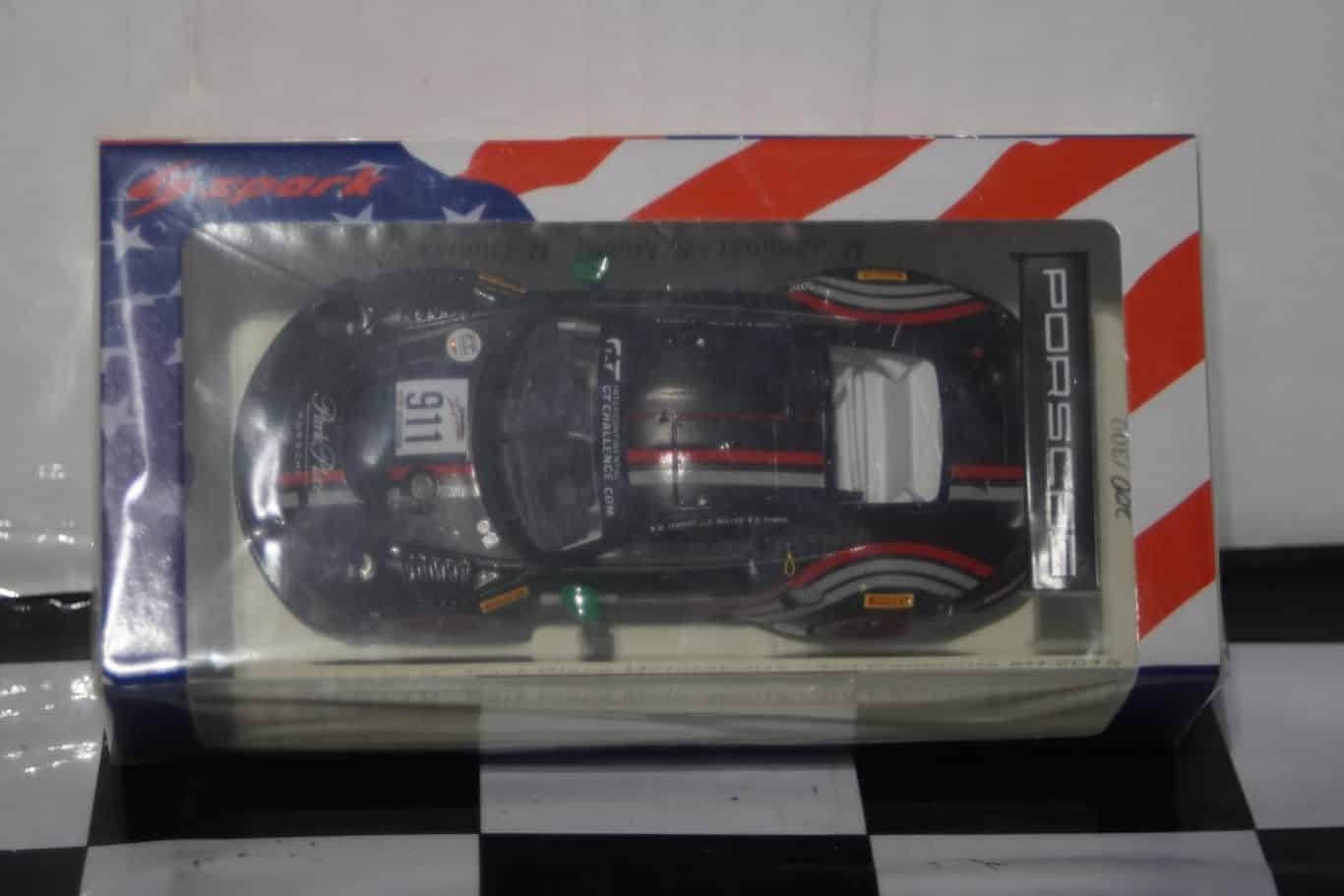 Spark porsche 911 gt3 r california 8h 2019 1:43 resin us096