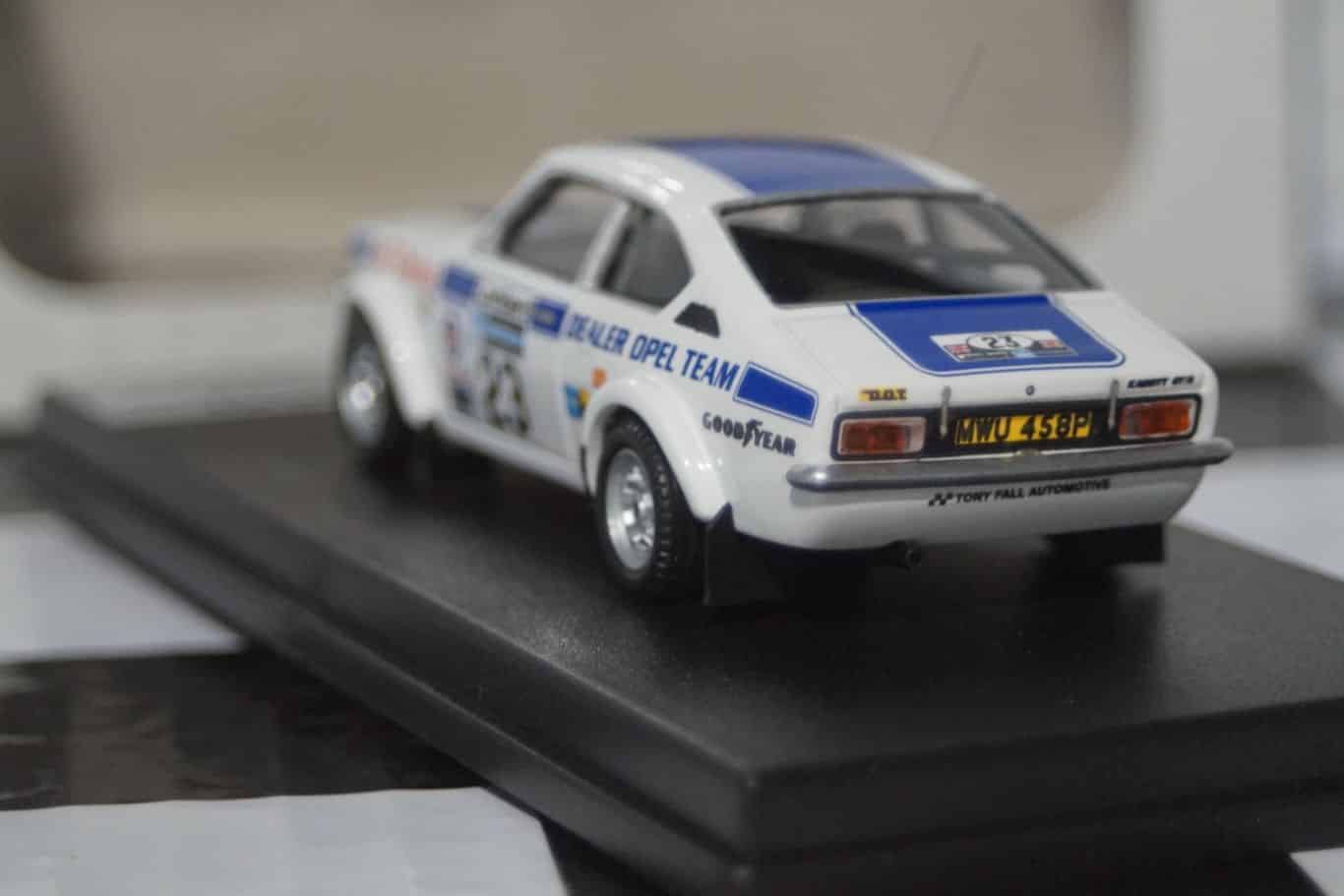 Opel kadett gt/e rac rally 1975 t.pond 1:43rd scale dsn1:43-32 trofeu