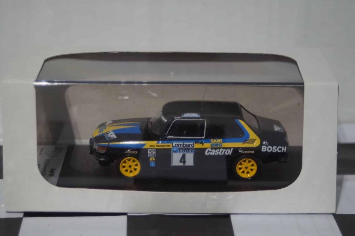 Trofeu Saab 99 Turbo RAC Rally 1976 S.Blomqvist 1:43rd Scale DSN1:43-26