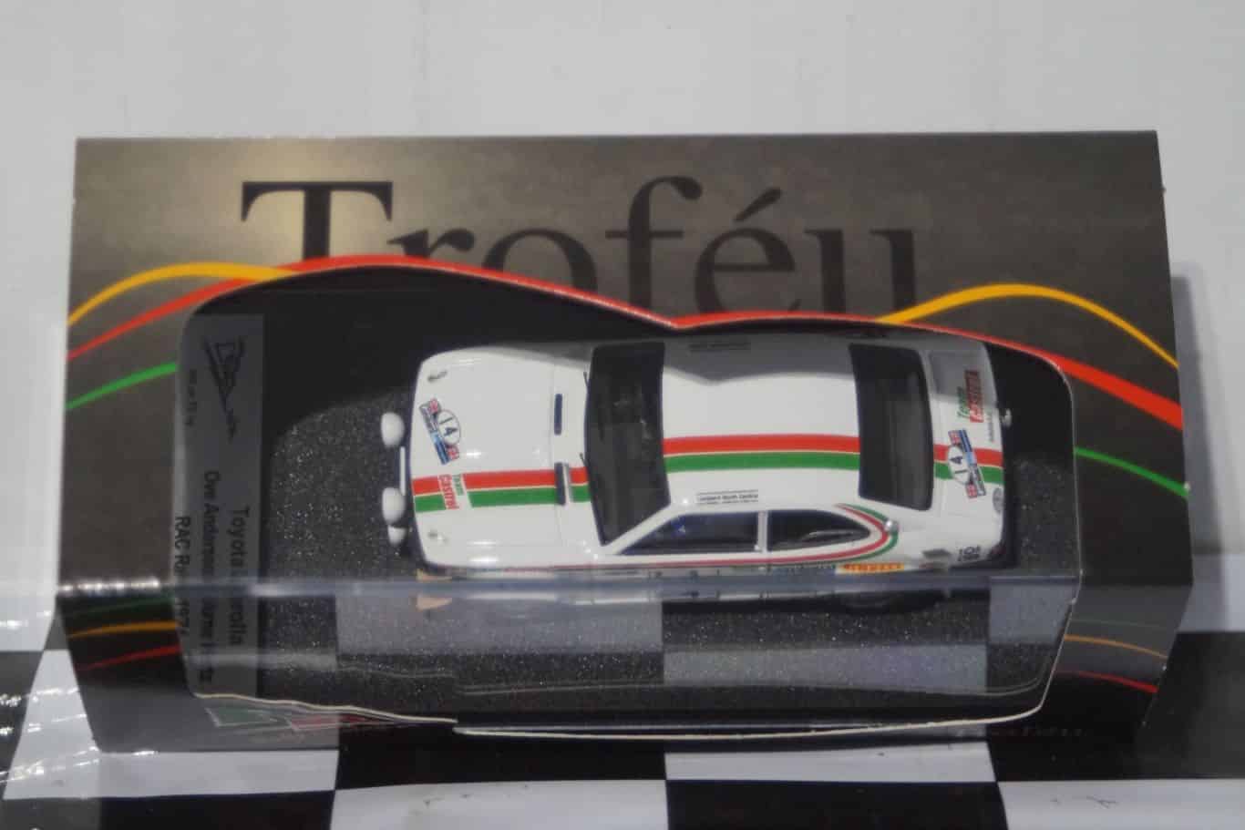 Opel Toyota Corolla RAC Rally 1974 O.Andersson 1:43rd Scale RR.uk 70 TROFEU