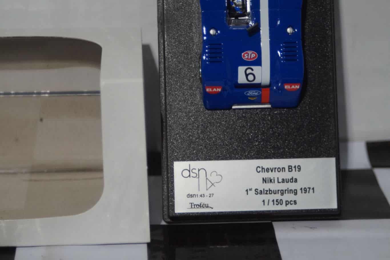 Trofeu chevron b19 salzburgring 1971 n.lauda 1:43rd scale dsn1:43-27
