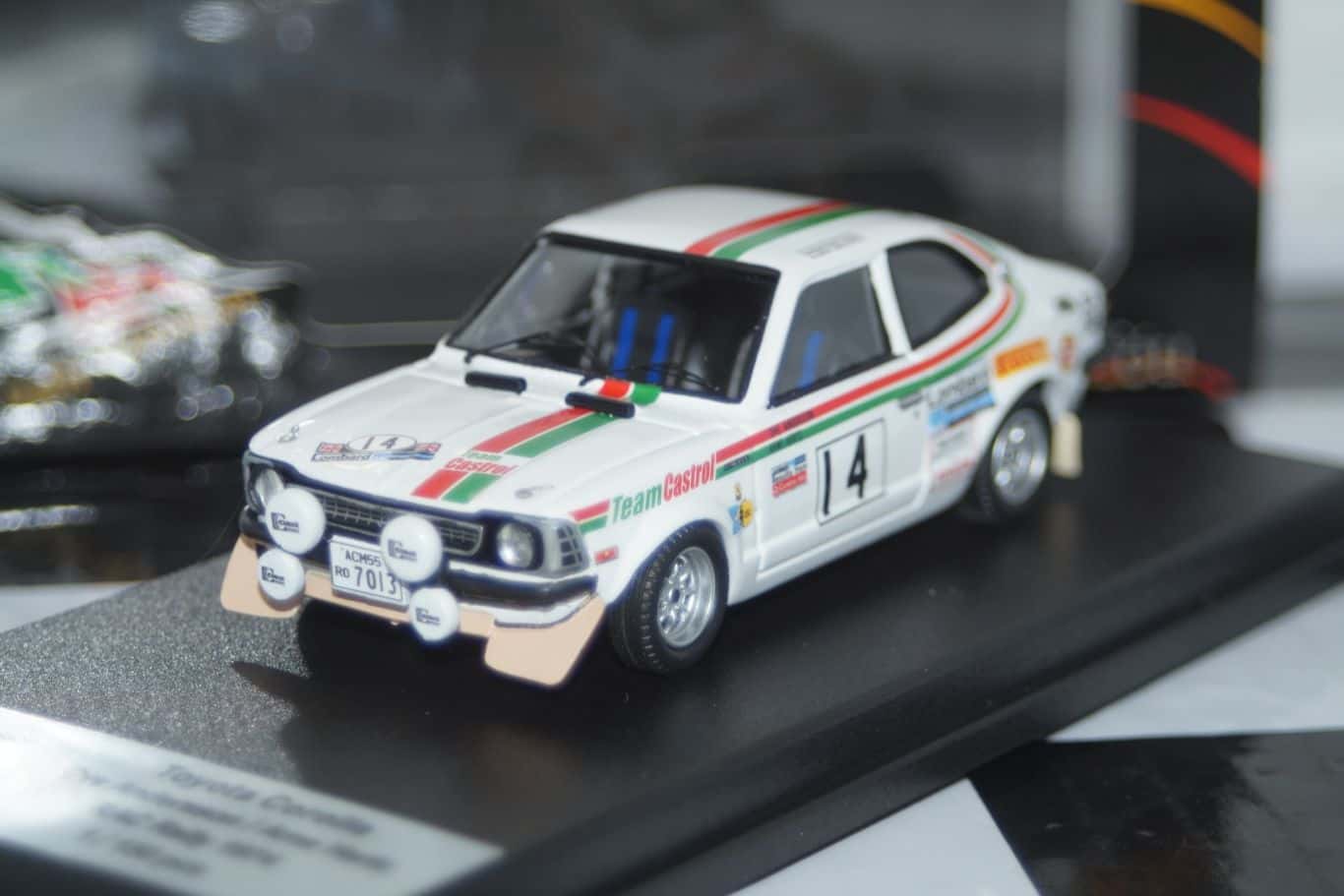 Opel Toyota Corolla RAC Rally 1974 O.Andersson 1:43rd Scale RR.uk 70 TROFEU
