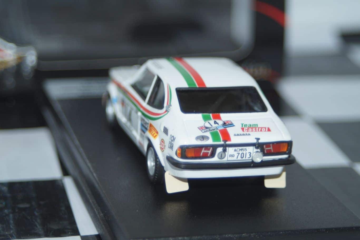 Opel Toyota Corolla RAC Rally 1974 O.Andersson 1:43rd Scale RR.uk 70 TROFEU