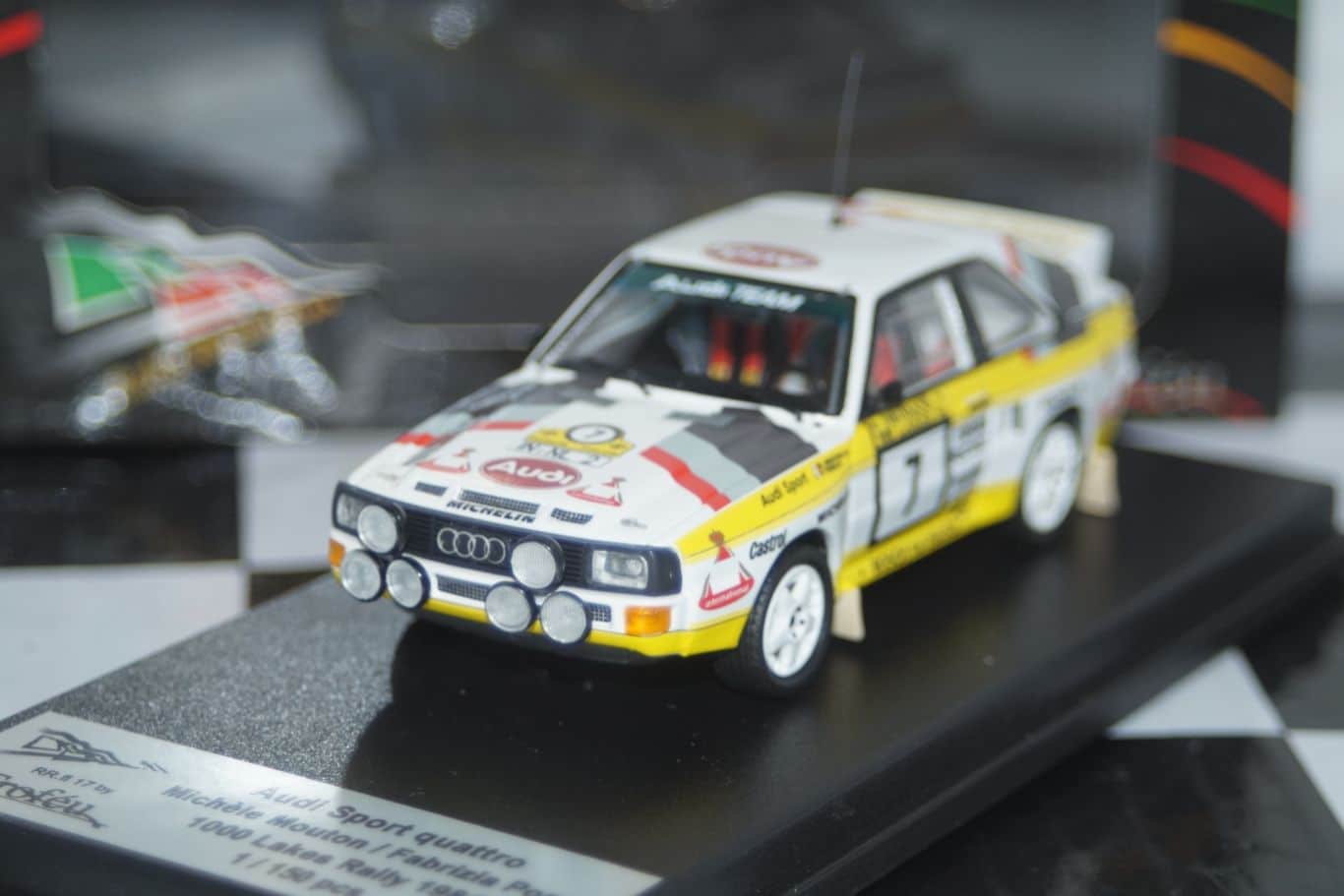 Trofeu Audi Quattro M.Mouton 1000 Lakes Rally 1984 1:43rd Scale RR.fi 17