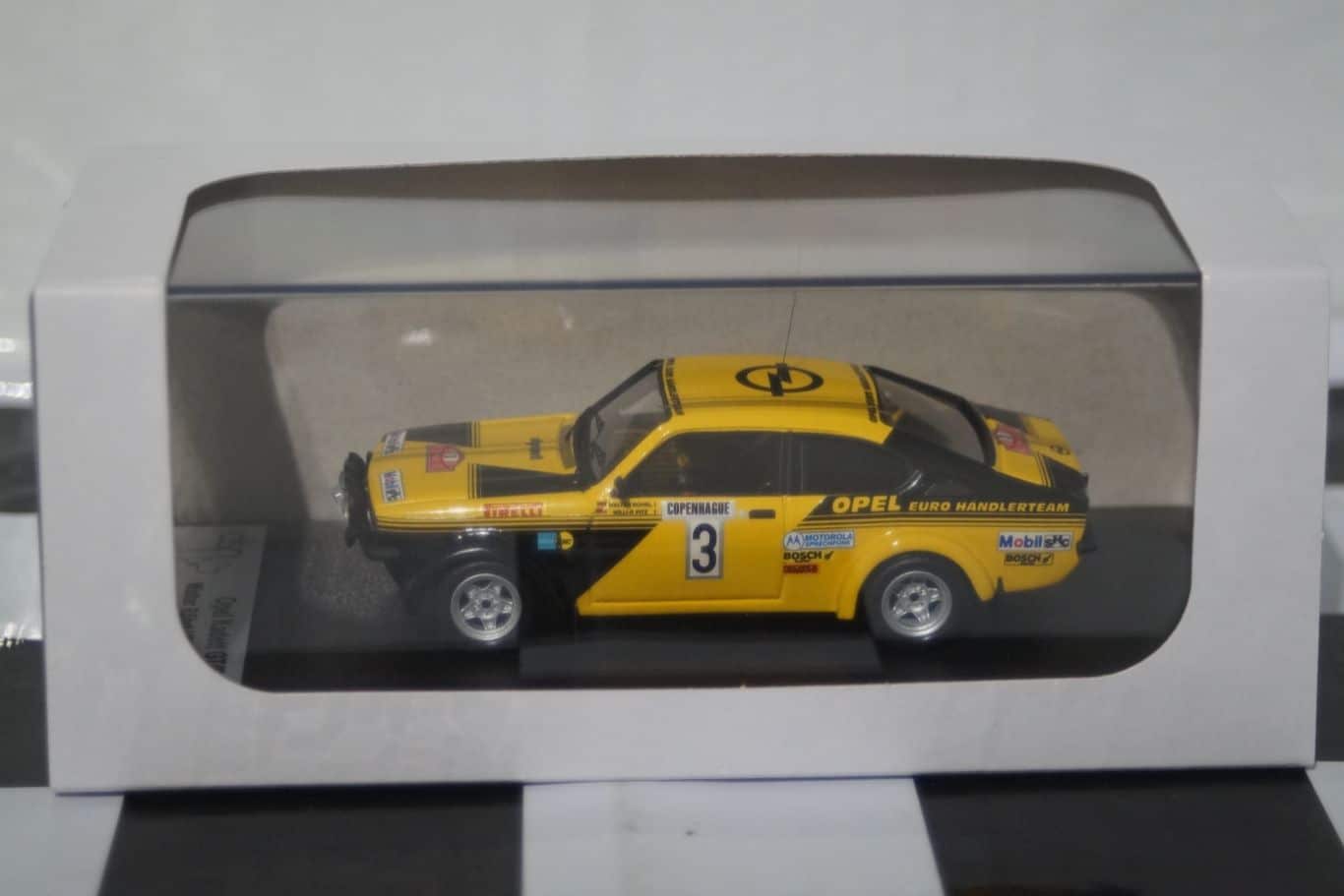 Trofeu opel kadett gt/e monte-carlo 1977 w.rohrl 1:43rd dsn1:43-22