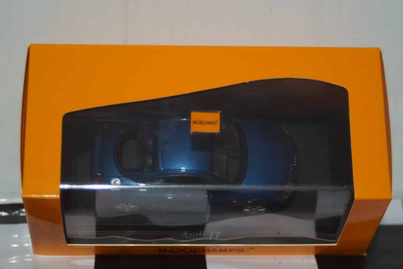 Maxichamps audi tt blue minichamps 1:43 940 017220