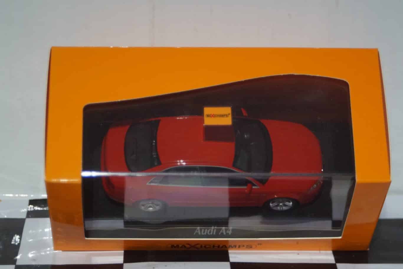 Maxichamps Audi A4 Red 2004 Minichamps 1:43 940 014401
