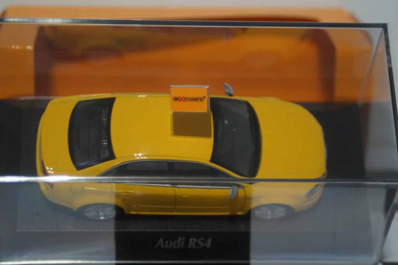 Maxichamps Audi RS4 Yellow 2004 Minichamps 1:43 940 014600