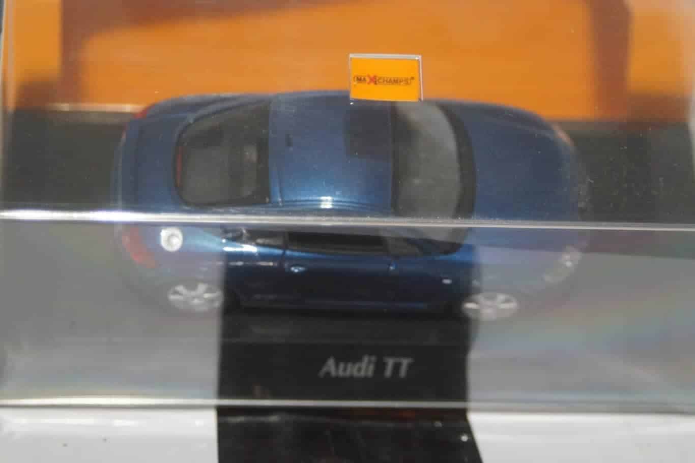 Maxichamps audi tt blue minichamps 1:43 940 017220