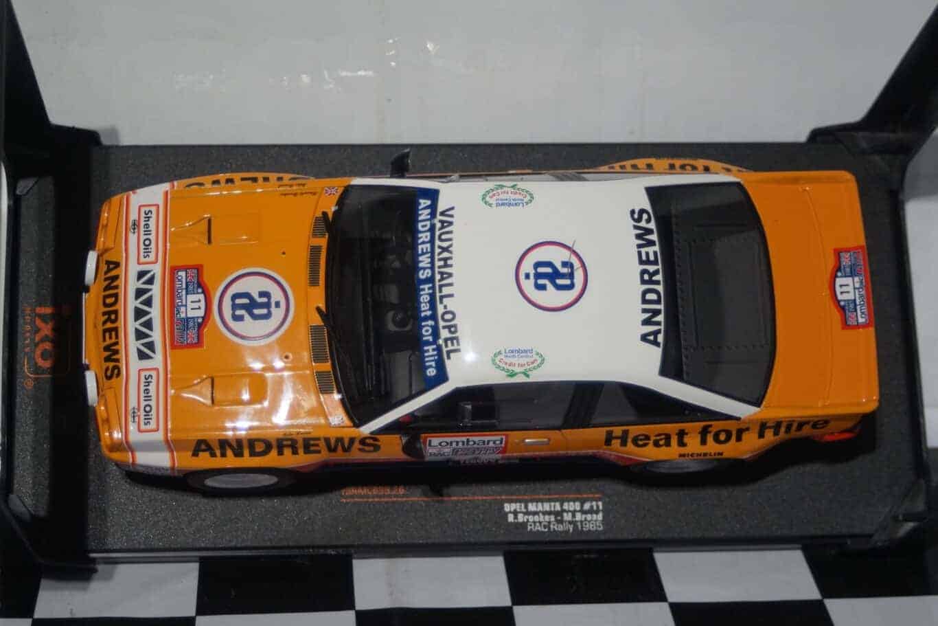 Ixo opel manta 400 rac rally 1985 r.brookes 1:18 18rmc099.20