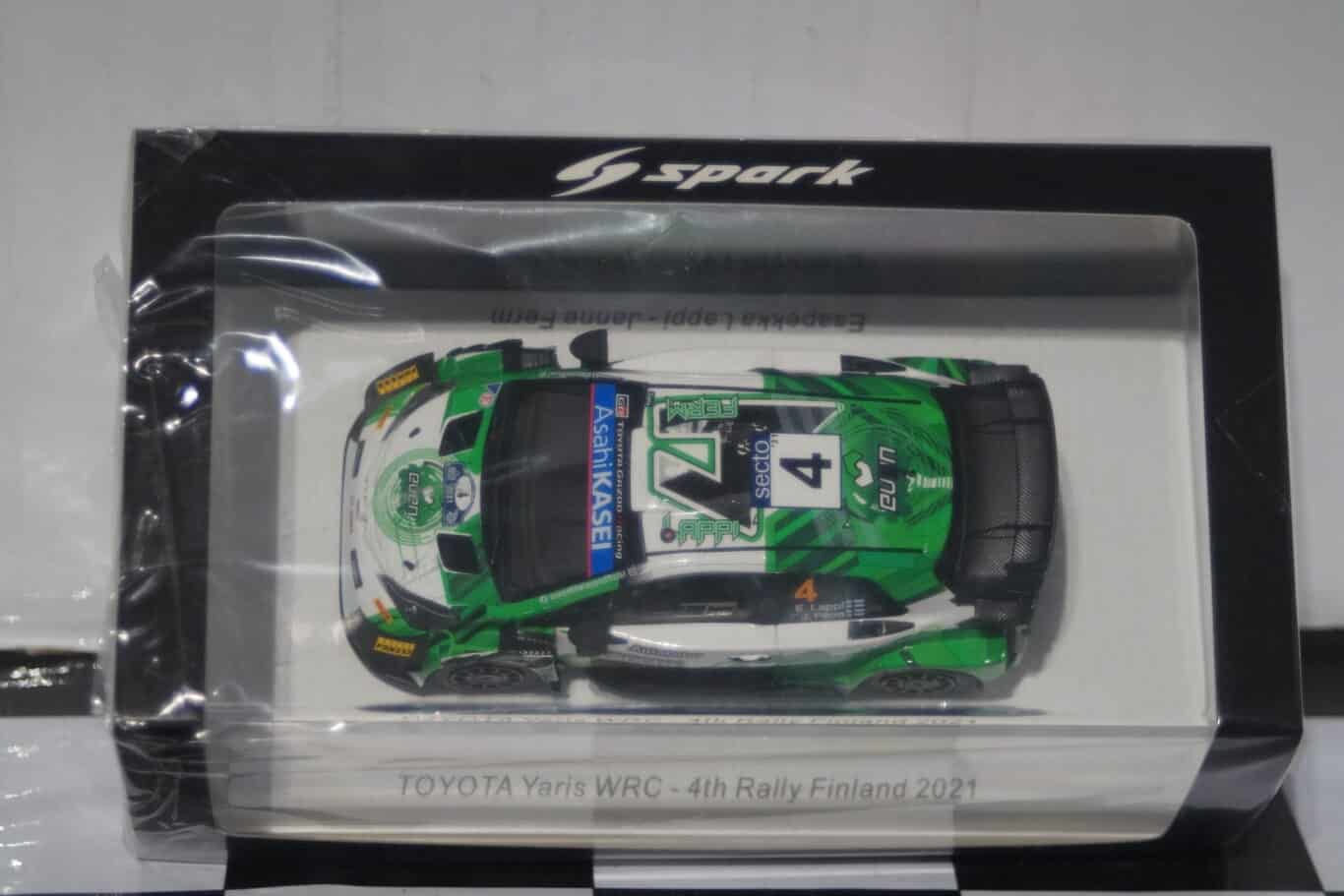 Spark Toyota Yaris WRC Rally Finland 2021 E.LAPPI 1:43 Resin S6596