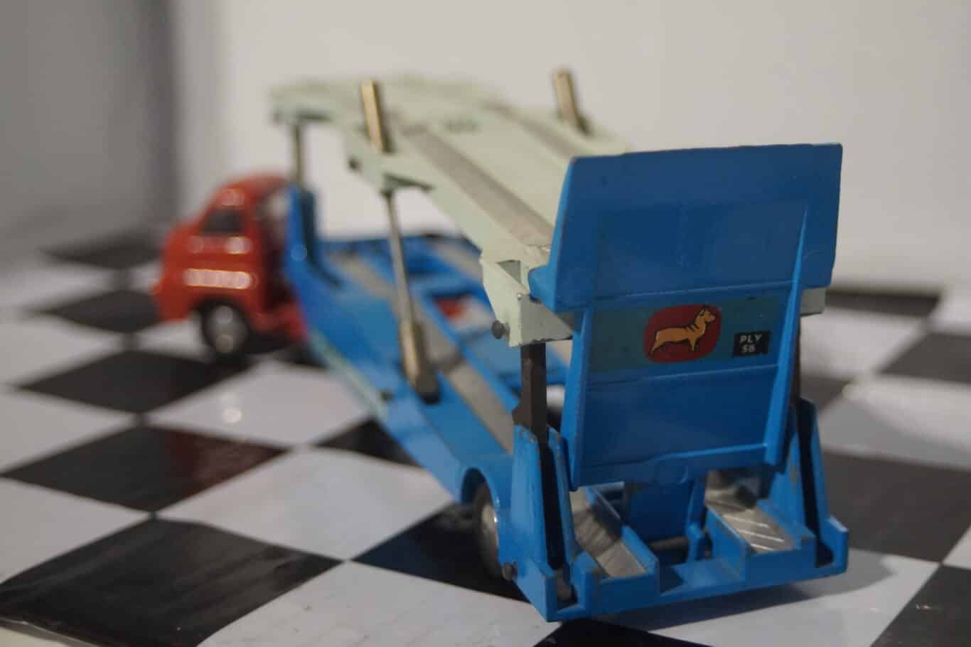 Corgi playcraft toys 1101 carrimore car transporter, vgc in original fair box