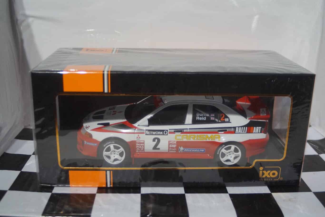 Ixo Mitsubishi Lancer RS Evolution Winner RAC Rally 1998 R.BURNS 1:18 18RMC093A.20