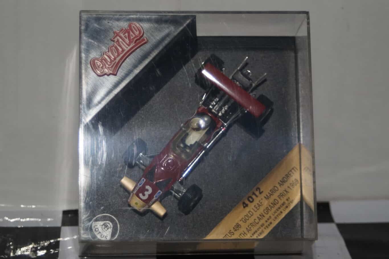 Quartzo renault rs01/34 argentinian g.p 1979 q4051