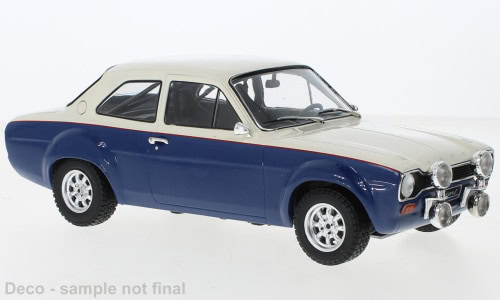 Ixo ford escort mk1 rs1600 white/blue 1974 1:18 ixo18cmc124.22
