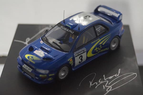 Trofeu subaru impreza 2000 r.burns rac 2000 diecast pro.03-2000mc