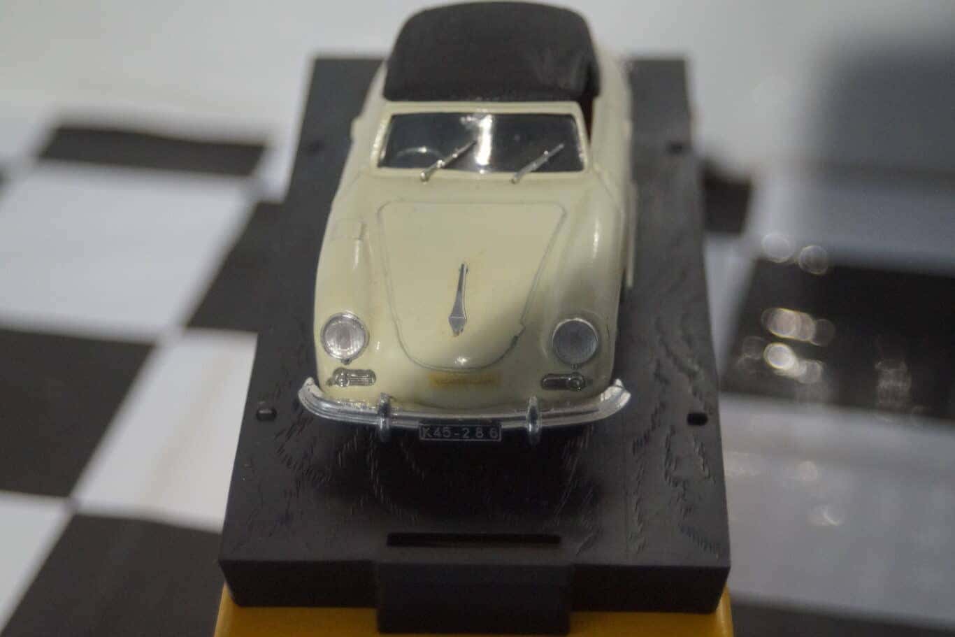 Brumm porsche 356 cabriolet 1950 white r118