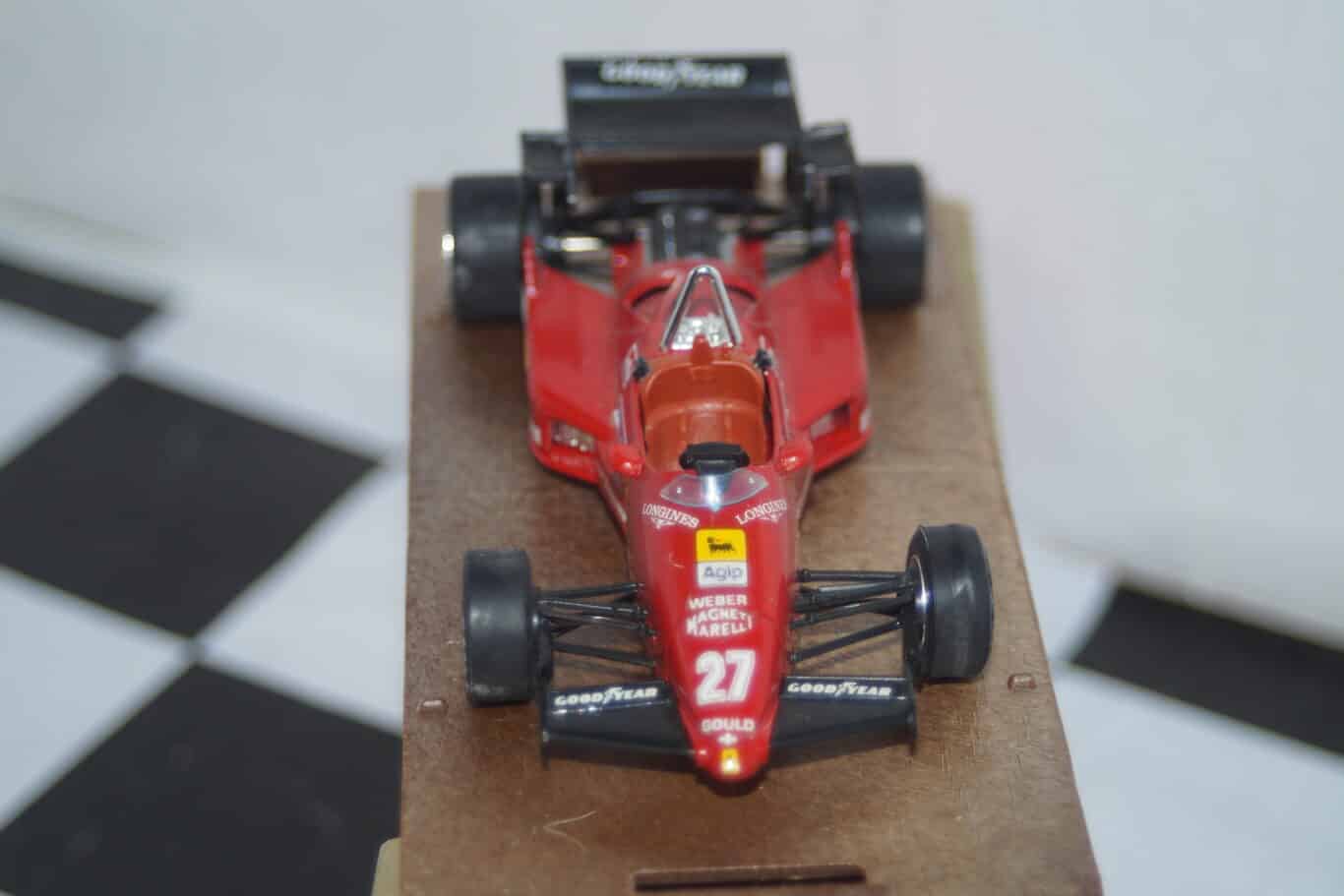 Brumm Ferrari 126 C4 F1 1984 Red Alboreto r142
