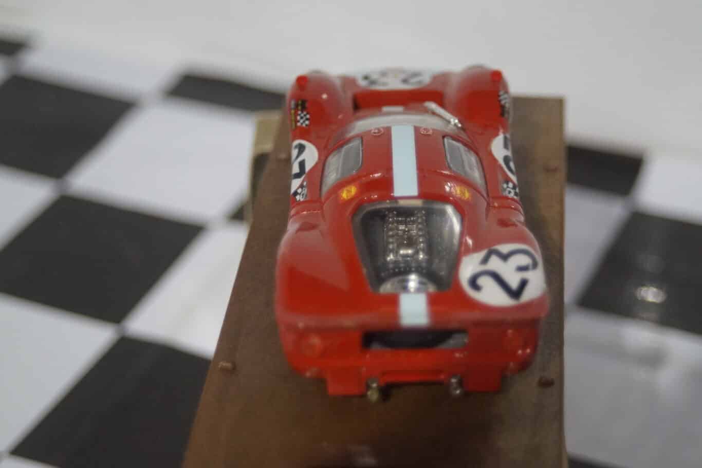 Brumm Ferrari 330-P4 1967 Lemans Attwood Red S016