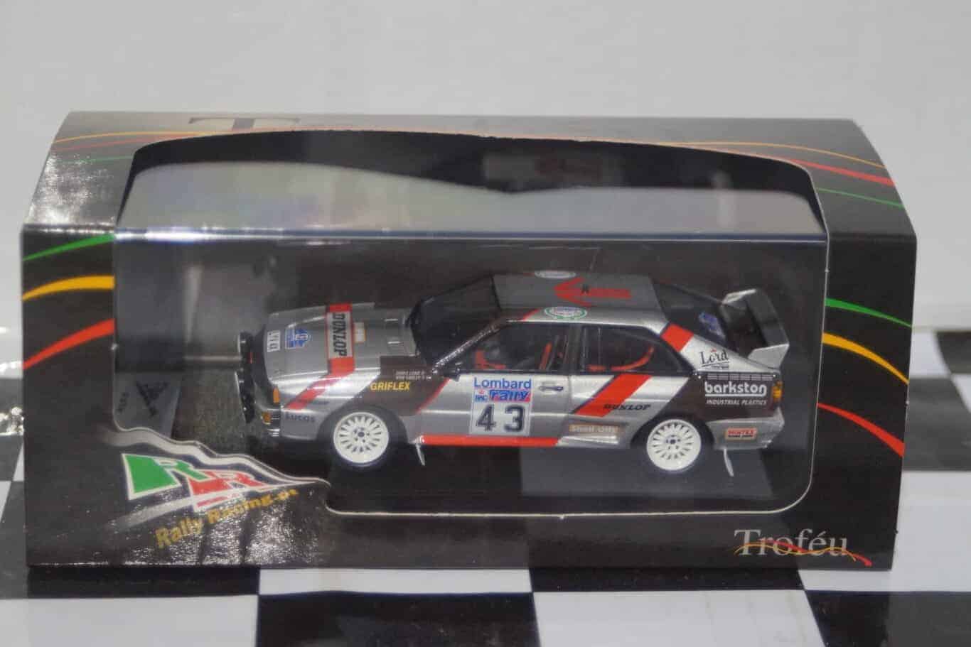 Trofeu audi quattro rac rally 1985 h.demuth 1:43rd scale rr.uk 95