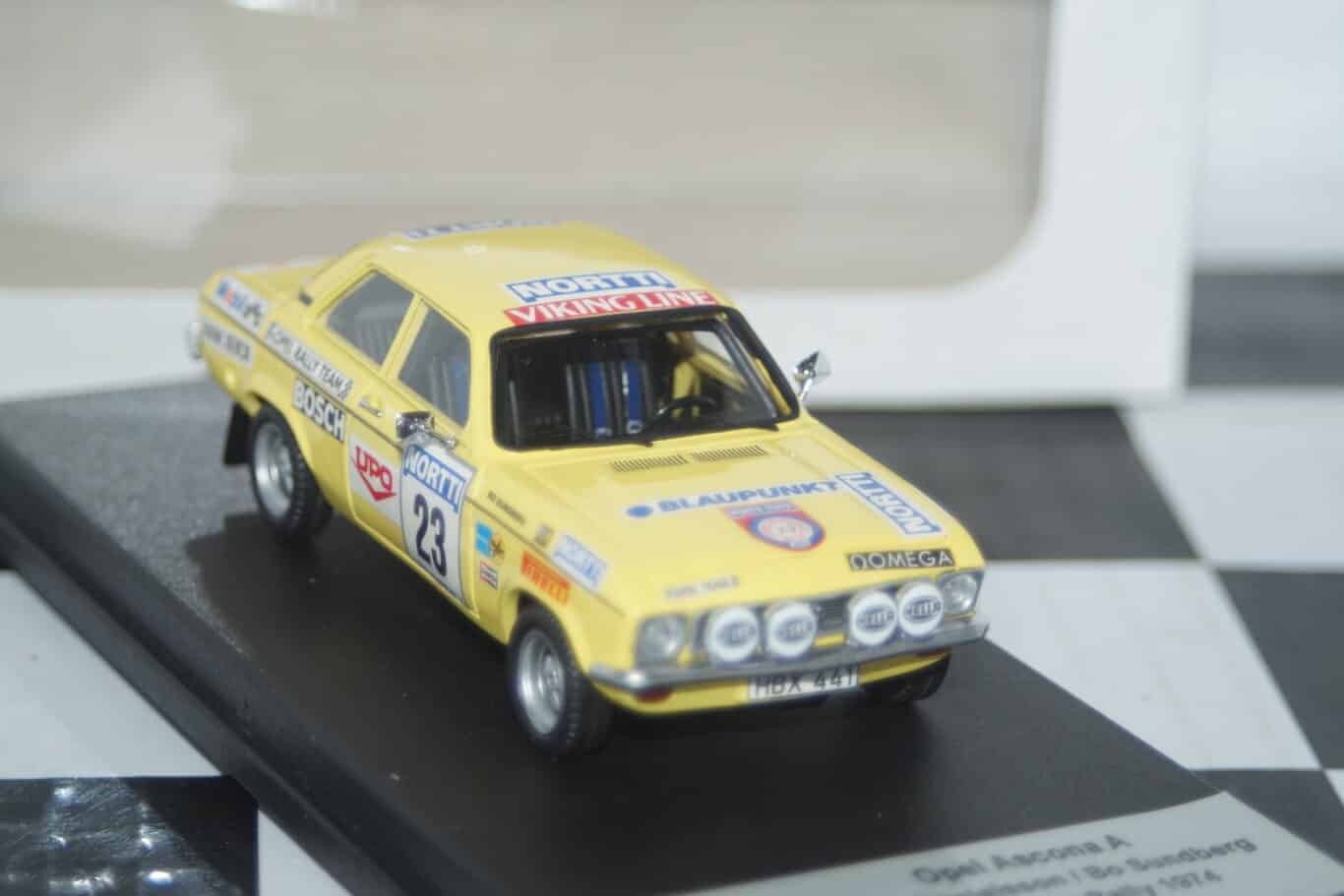 Opel Ascona A 1000 Lakes Rally B.Danielsson 1974 1/43 Scale DSN1:43-48 TROFEU